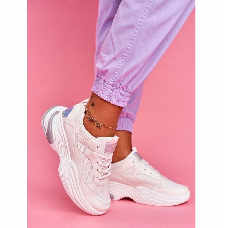 PS1 Scarpe Sportive da Donna Colorate Bianche Pinner bianco multicolore 1