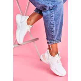 BUGO Scarpe Sportive da Donna Fellen . Rosa e Bianche bianco 2