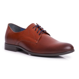 Scarpe brogue da uomo Casual Nikopol Leather Marrone 1735 BC40 1
