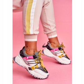 PS1 Scarpe Sportive Donna Bianche LA91 Be One multicolore giallo 1