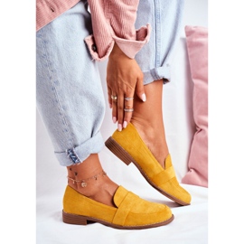 SEA Scarpe Brogue Donna Scamosciate Gialle Cintra giallo 1