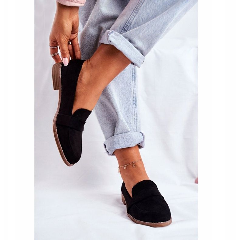 Scarpe da donna in camoscio nero Cintra 1