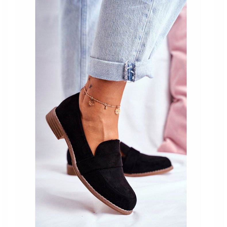 Scarpe da donna in camoscio nero Cintra 2