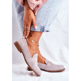 SEA Scarpe Brogue Donna Scamosciato Grigio Cintra 1