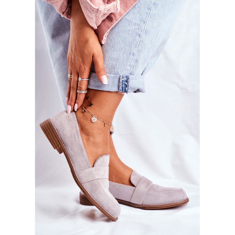 SEA Scarpe Brogue Donna Scamosciato Grigio Cintra 1