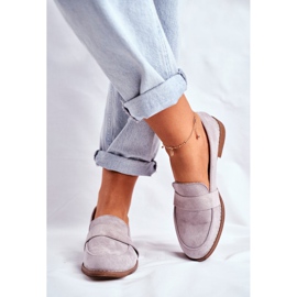 SEA Scarpe Brogue Donna Scamosciato Grigio Cintra 2