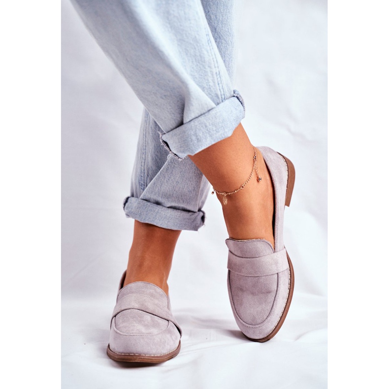 SEA Scarpe Brogue Donna Scamosciato Grigio Cintra 2