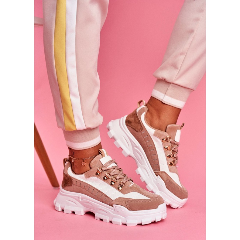 SEA Scarpe Sportive Donna Beige e Bianche Palmas bianco marrone 1