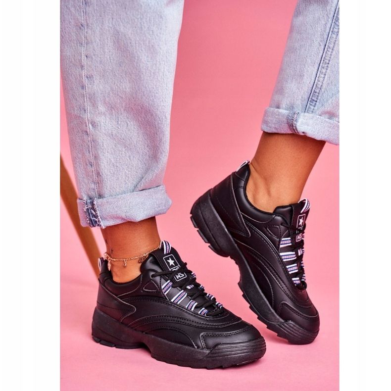 EVE Scarpe Sportive Donna Nere Boston nero 1