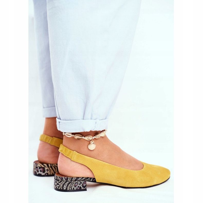 Décolleté in pelle Slip-on Maciejka Miami Giallo 04482-07 2