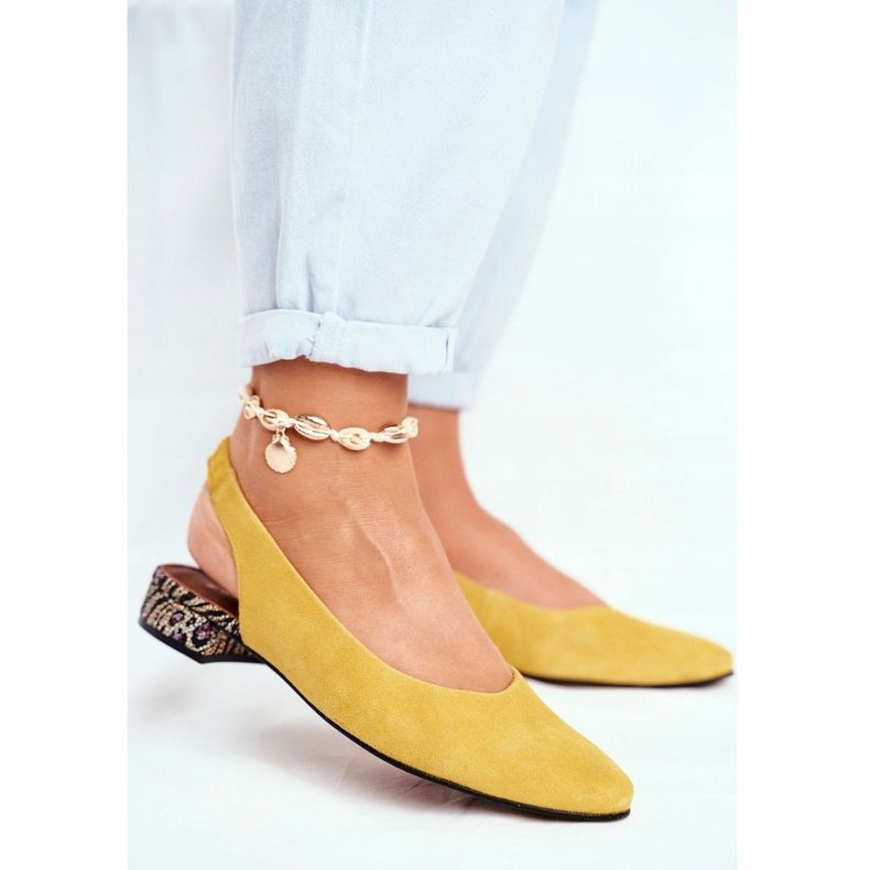 Décolleté in pelle Slip-on Maciejka Miami Giallo 04482-07 1
