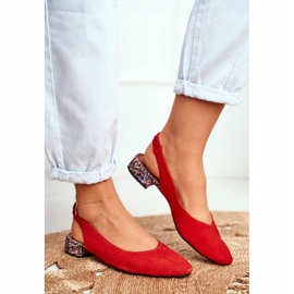 Décolleté senza lacci in pelle da donna Maciejka Miami Red 04482-08 rosso 1