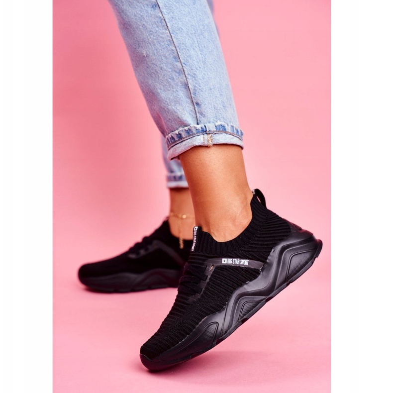 Scarpe Sportive da Donna Big Star Nere FF274955 nero 1