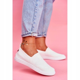 Sneakers da donna bianche Sneakers slip-on Big Star FF274A608 bianca 1