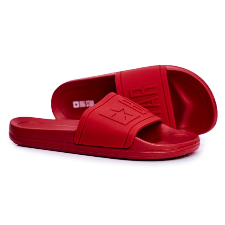 Pantofole Uomo Big Star Gomma Rossa DD174689 rosso 1