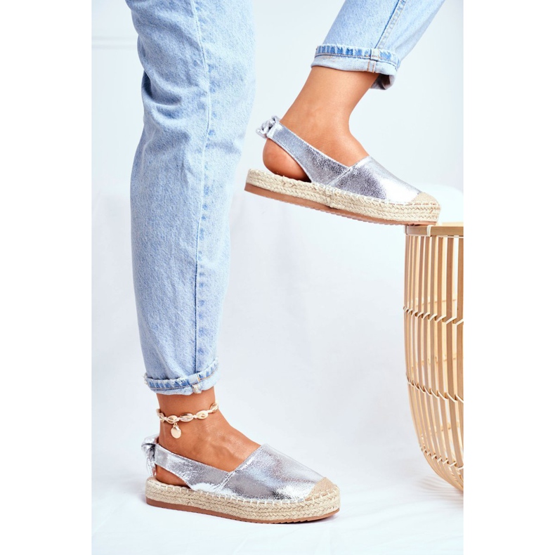 FRJ Espadrillas Contour Argento da donna grigio 1