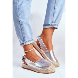 FRJ Espadrillas Contour Argento da donna grigio 2