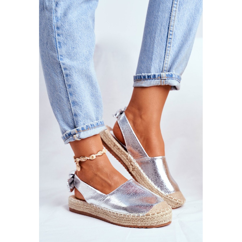 FRJ Espadrillas Contour Argento da donna grigio 2