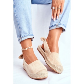 FRJ Espadrillas Donna Camoscio Beige Contour 1
