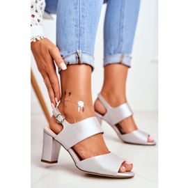 Sandali Donna Con Tacco Alto Sergio Leone Argento SK778 marrone multicolore grigio 1