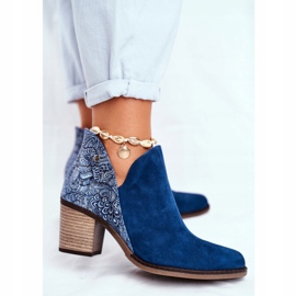 Stivali Donna Con Tacco Maciejka Primavera Pelle Blu Navy 04492-17 1
