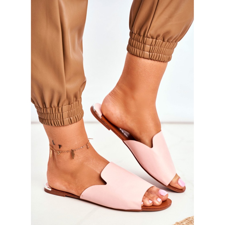 HAN Pantofole Donna Piatte Rosa Mimios 2