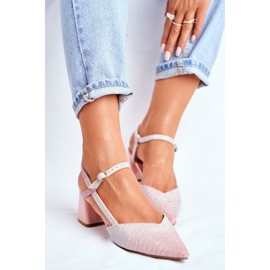 SEA Décolleté con tacco da donna in oro rosa Alice multicolore 1