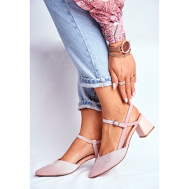 SEA Décolleté con tacco da donna in oro rosa Alice multicolore 2