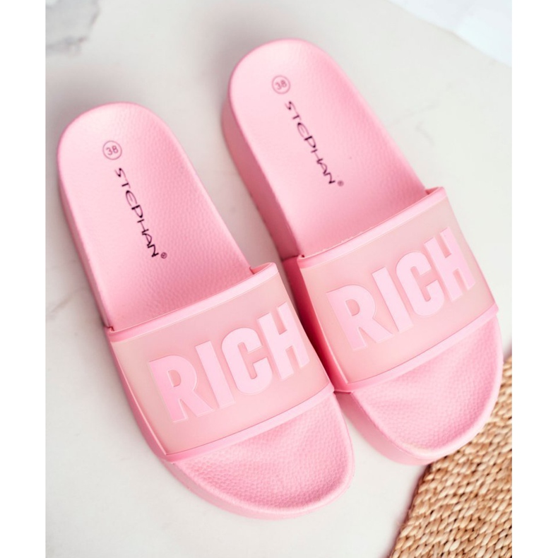 SEA Pantofole da donna sulla piattaforma Pink Rich rosa 1