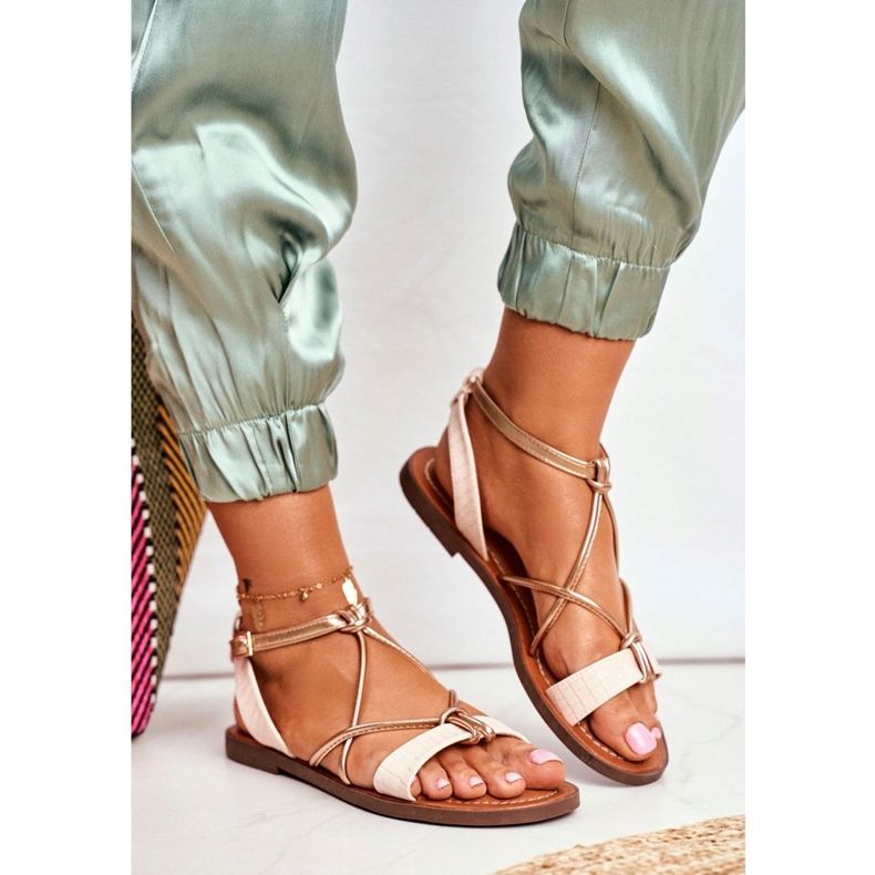 FW1 Sandali Donna Piatto Rosa Alison 1