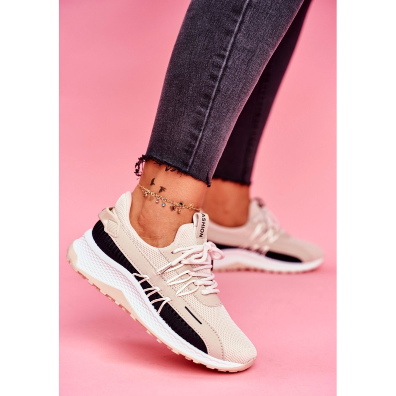 BUGO Scarpe Sportive Donna Sneakers Beige Pamela 1