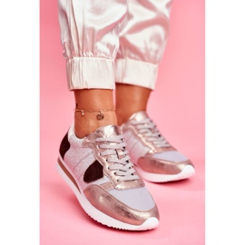 Moow Scarpe Sportive da Donna Glitter Argento Molto Belle beige multicolore giallo 1