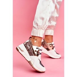 Moow Scarpe Sportive da Donna Sneakers Oro Bianco Sempre bianca multicolore giallo 1