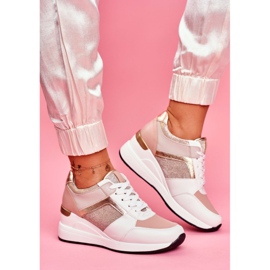 Moow Scarpe sportive da donna Sneakers Bianco e Rosa Dillion multicolore giallo 1