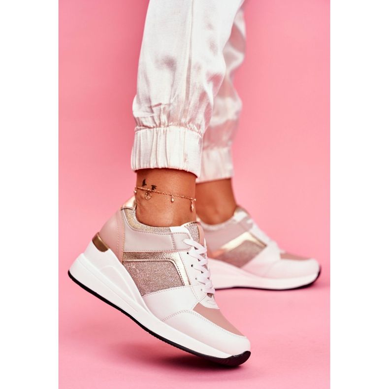 Moow Scarpe sportive da donna Sneakers Bianco e Rosa Dillion multicolore giallo 2