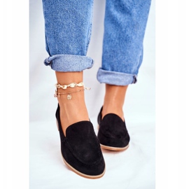 SEA Scarpe brogue da donna Slip On Suede Nere Twinky nero 2