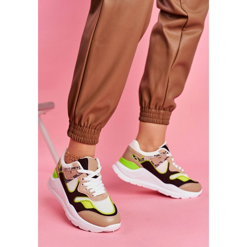 PS1 Scarpe Sportive da Donna Sneakers Bianco Freak bianca marrone multicolore 2