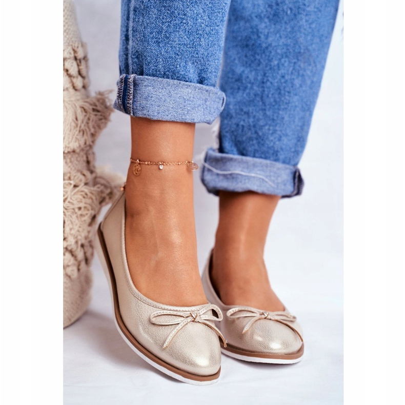 Ballerine da donna Sergio Leone Oro BL612 d'oro 1