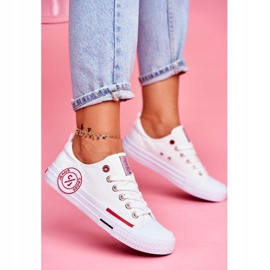 Sneakers Donna Cross Jeans Bianco FF2R4072C 1