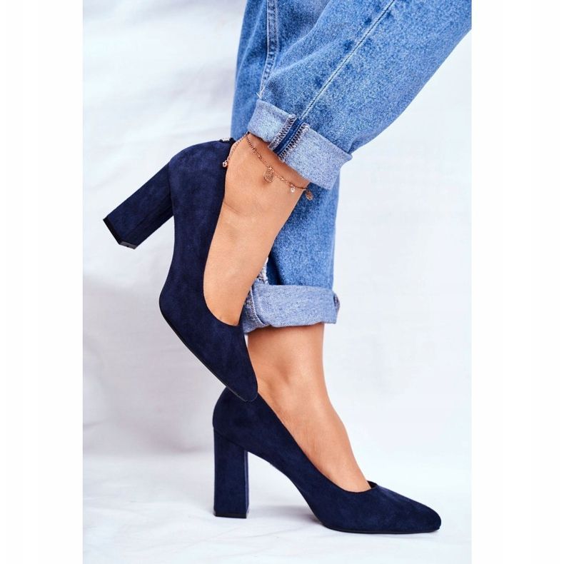 Décolleté Con Tacco Donna Sergio Leone Blu Navy PB216 1