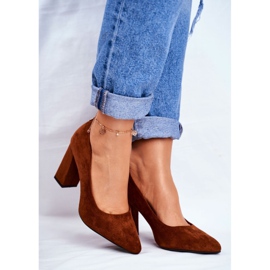 Décolleté Con Tacco Donna Sergio Leone Camel PB216 marrone 1