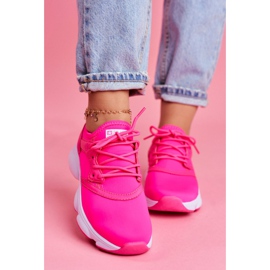 Scarpe Sportive da Donna Sneakers Big Star Neon Pink FF274931 rosa 2