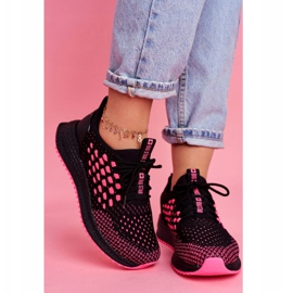 Scarpe Sportive Donna Sneakers Big Star Nero Fucsia FF274964 rosa 2