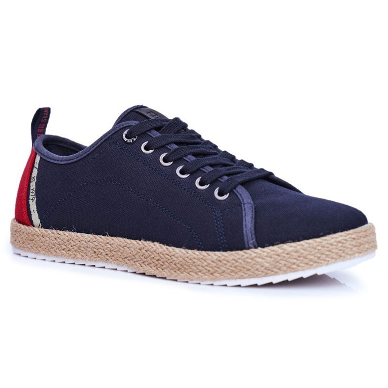 Sneakers da uomo Big Star Espadrillas Navy Blue FF174154 blu navy 1