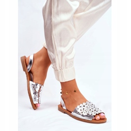 EVE Sandali Slip-On I Like Summer argento da donna 1