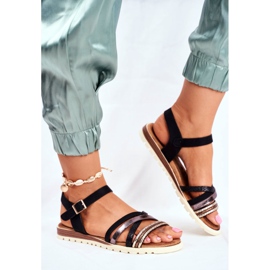 EVE Sandali Donna Piatto Nero Replay 2