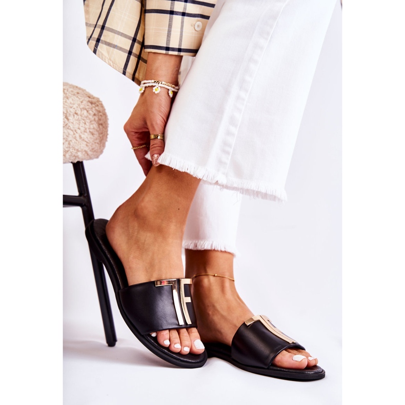 Ciabatte Eleganti da Donna Nere Nicole Dilmah nero 1