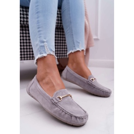 SEA Mocassini Donna Grigi Suede Sonnero grigio 1