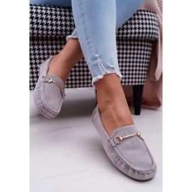 SEA Mocassini Donna Grigi Suede Sonnero grigio 2