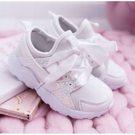 FRROCK Scarpe sportive per bambini da fiaba bianca per bambini 1